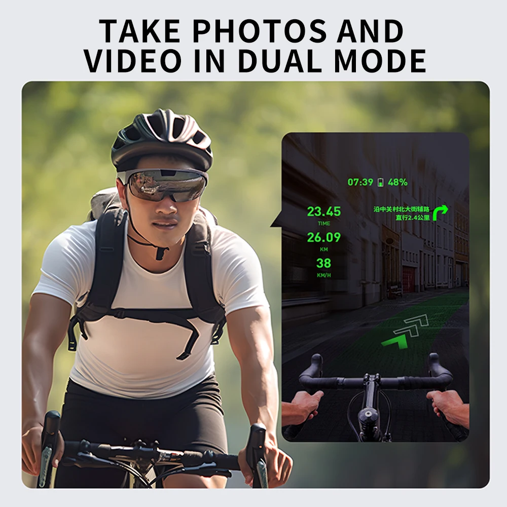 LAWK AR Smart Glasses Virtual Reality Fishing Ride With AI Voice Interaction And Wireless HD Shooting Multi-XR 3D Glasses