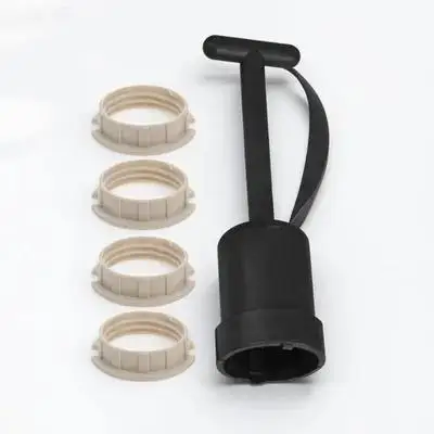 

1Set G9 Light Socket Ring Kit Plastic Lamp Shade Holder Adapter with Removal Tool for Easy Installation and Replacement in Home