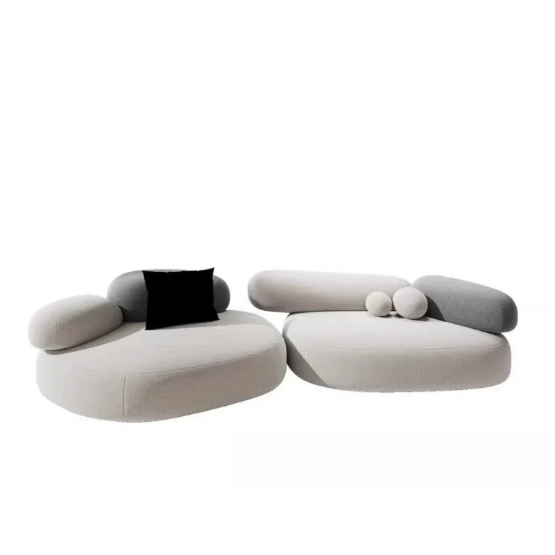 

Pebbles, fabric sofa, special-shaped creativity