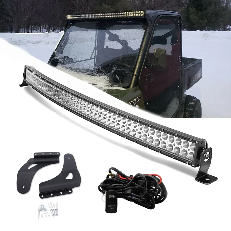 

UTV / ATV Accessories 50" 288 W Curved LED Light Bar Roof Mount For 2013-2024 Polaris Ranger 900 1000 XP Mid-Size