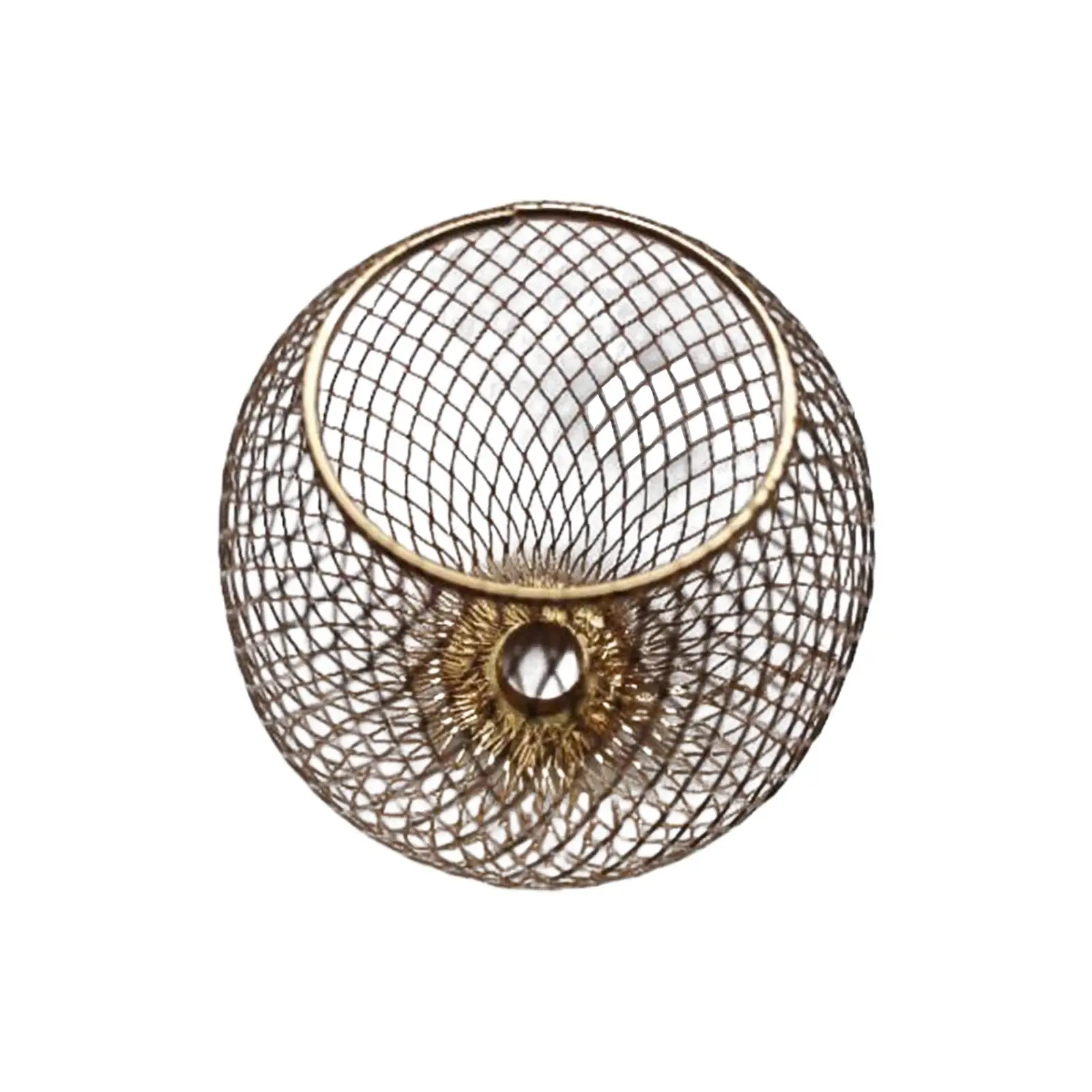 Iron Wire Lampshade Vintage Style Weave Lighting Fixtures Cover Lamp Shade for Bedroom Restaurant Dining Room Hotel