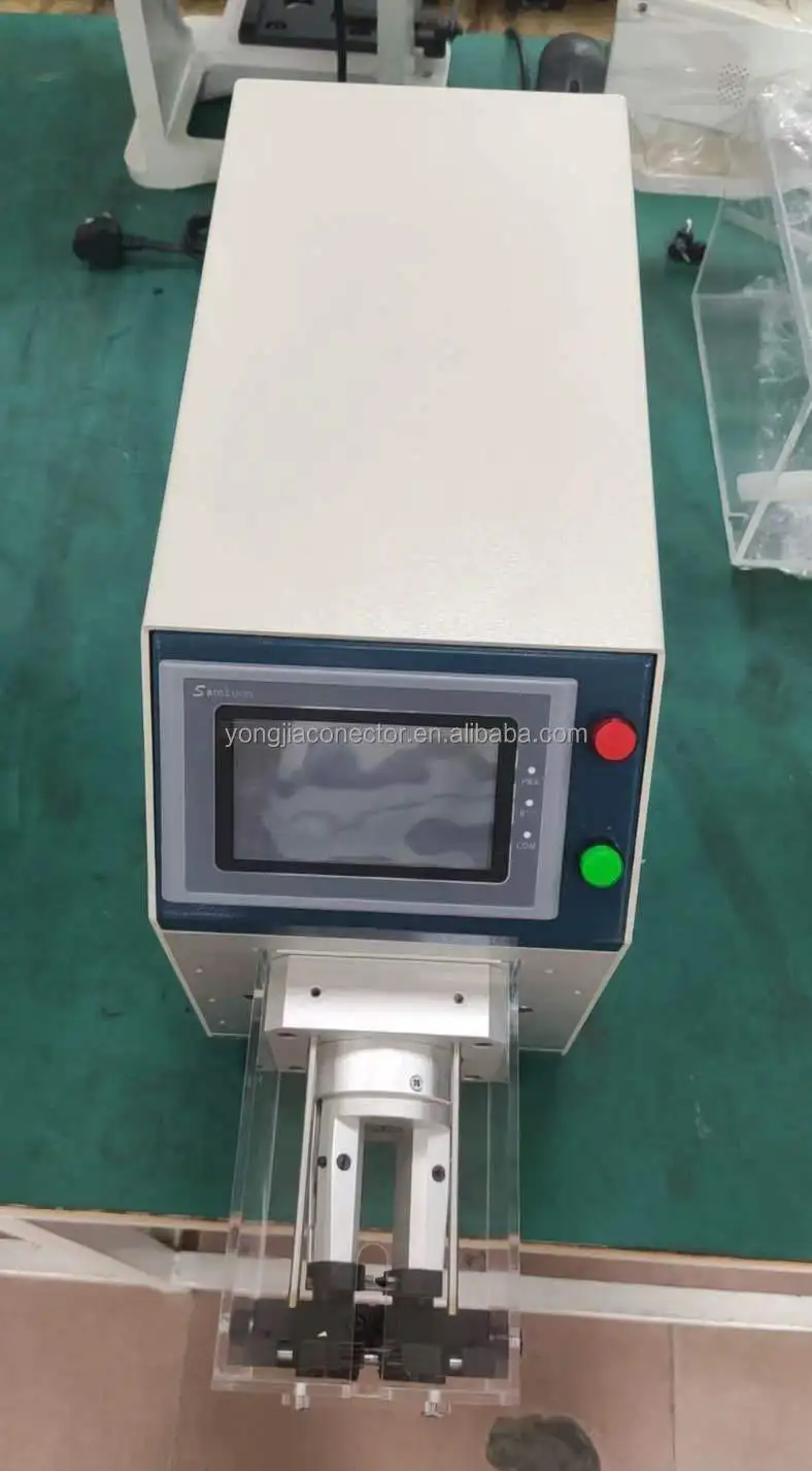 Semi-automatic multi layer electrical coax wire stripper large coaxial cable stripping machine