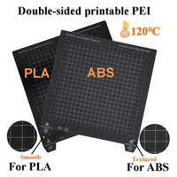 Double Side Print PEI Spring Steel Sheet 180/220/235/310 PEI Magnetic Build Plate Heated Bed For 3D Printer CR10 Ender 3 Ender 5