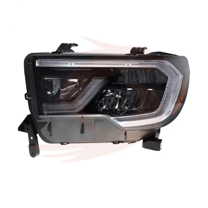 For Toyota TUNDRA 07-13 Models Headlight Assembly Sequoia Retrofit LED Daytime Running Light Running Water Signal Lamp Headlight