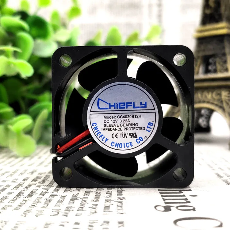 

Охлаждающий вентилятор для чехла CHICFLY CC4020B12H DC12V 0.22A 4020 4 см