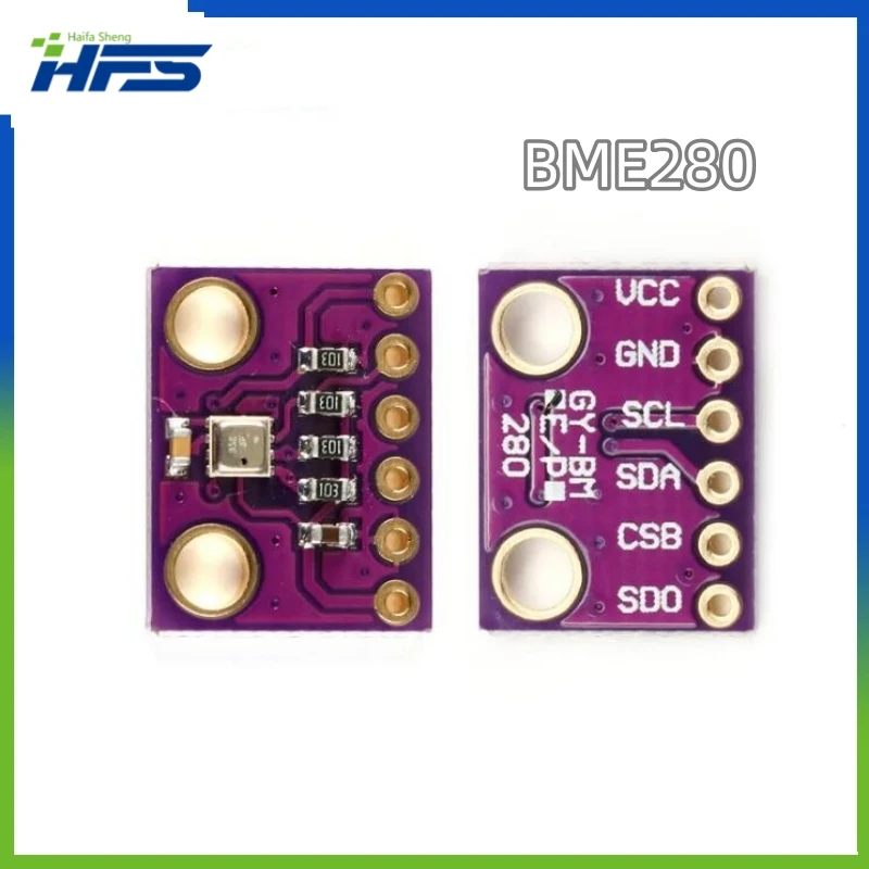 

BME280 Digital Temperature Humidity Atmospheric Pressure Sensor Module GY-BME280 High Precision I2C SPI 3.3V Embedded Smart Home