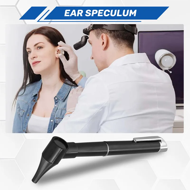 ポータブル診断ライト耳鏡拡大鏡ペン耳鼻咽喉臨床ケアライト保護ツールセット耳クリーナー
