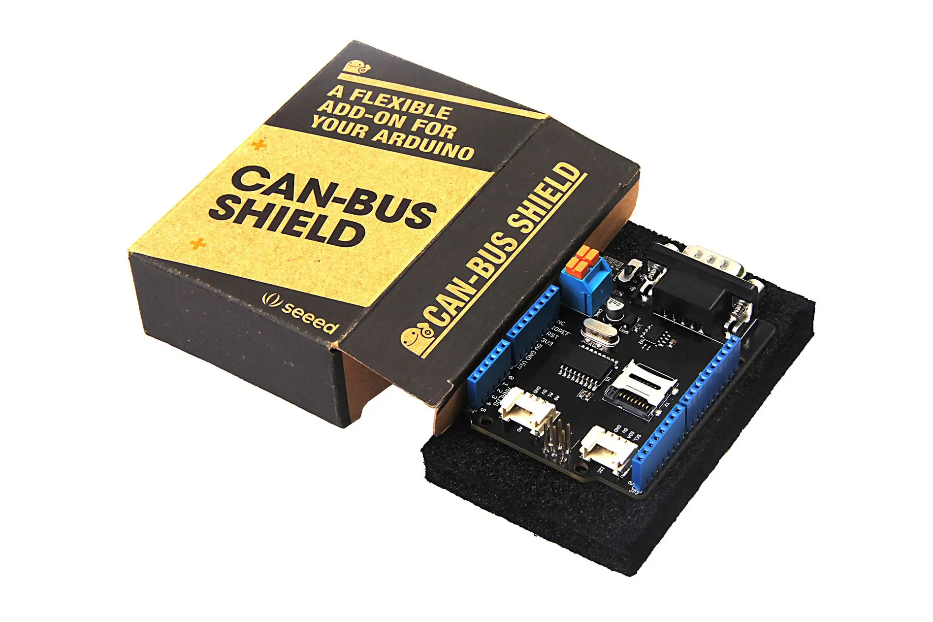 CAN-BUS Shield V2 Bus Expansion Board CANBUS MCP2515 Controller MCP2551 transceiver For Arduino UNO Mega Leonardo