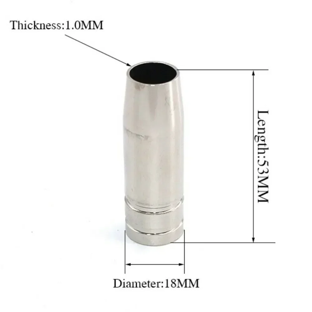 Imagem -03 - Dicas de Contato para Tocha de Soldagem Mig Bicos 15ak Pcs 0.6 mm 0.8 mm 0.9 mm 1.0 mm 1.2 mm