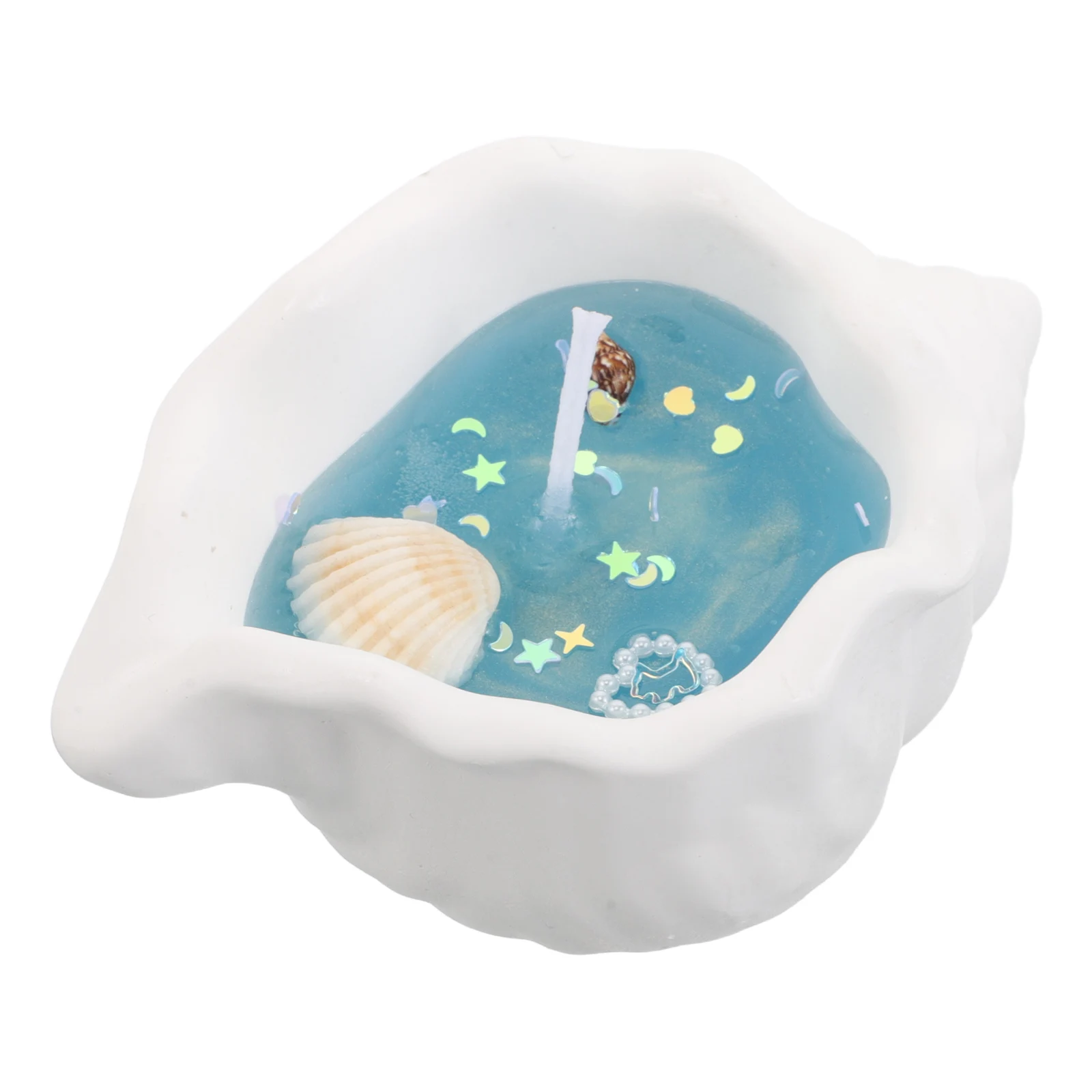 

Handmade Scented Candles Conch Shape Bedroom Decor Fragrant Present Ocean Soy Wax Aesthetic Long Lasting