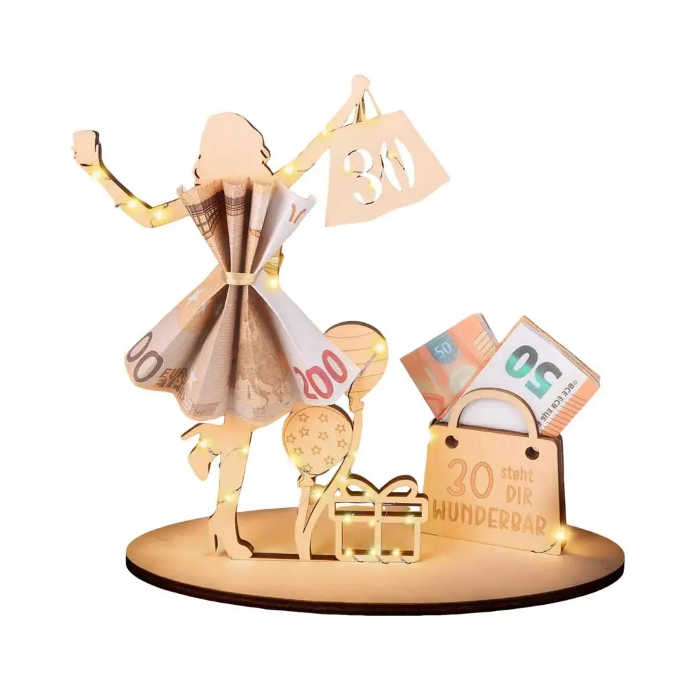 

Birthday Money Holder for Cash Gift 18th 30th 40th 50th 60th Birthday Party Essentials Stand Surprise Gifts for Her Him