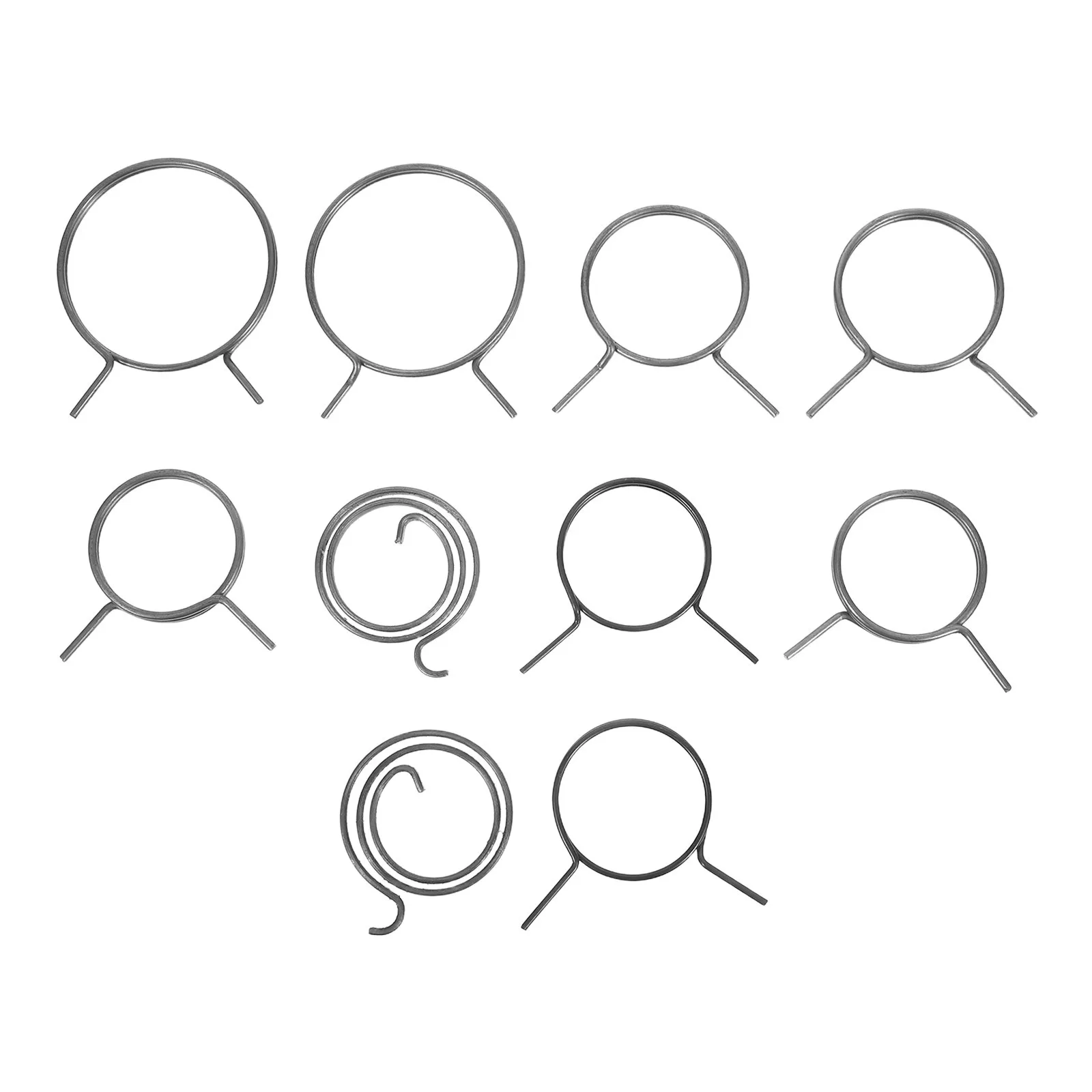 

10Pcs Spring Latch Lock Hardware Universal Door Handle Spring for Patio Garage Barn Sliding Gate Easy Install Door Handle Lock