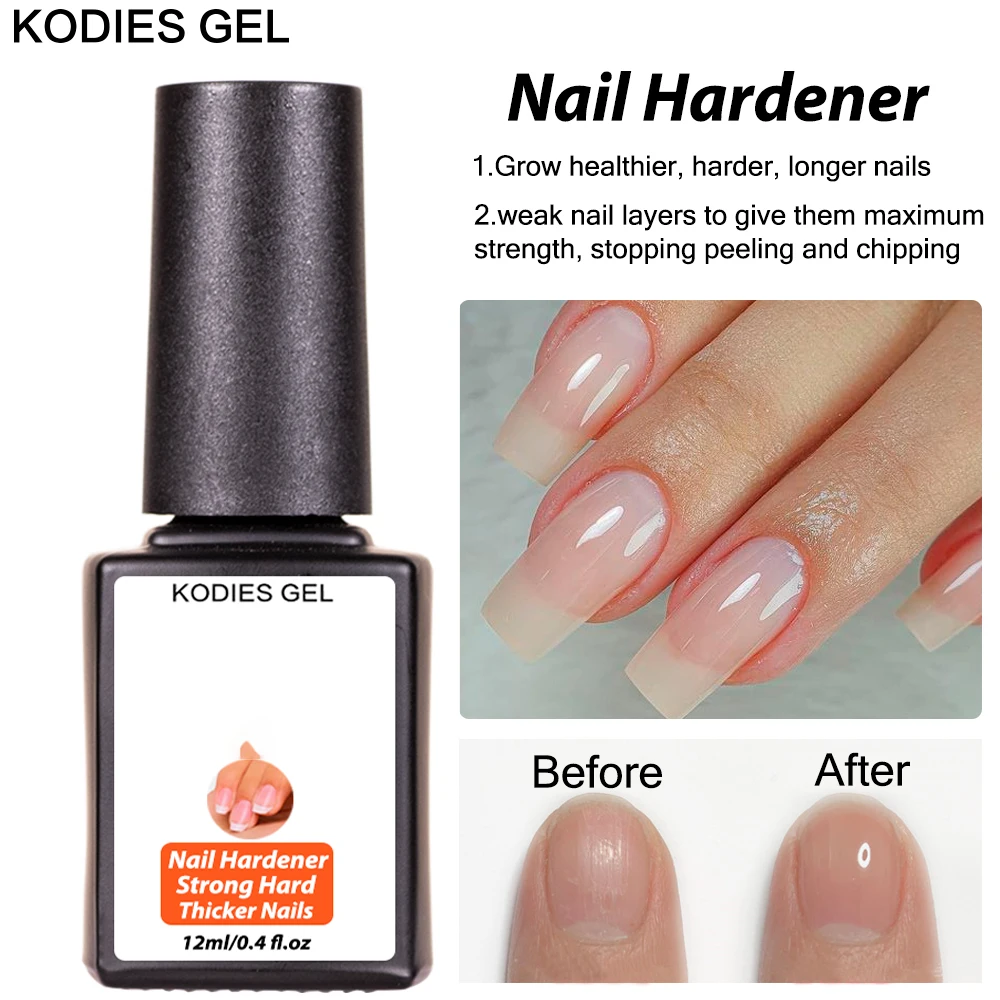 KODIES เจล Professional Nail Hardener น้ำมัน12ML สุขภาพความงามเล็บน้ำมัน Strengthener สำหรับปกป้องเล็บเท้านิ้วมือ