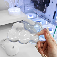 Hand Support Transparent Blue Cloud Bracelet Hand Support Silicone Rubber Palm Stress Mousepad Gamer Accessories Wrist Brace
