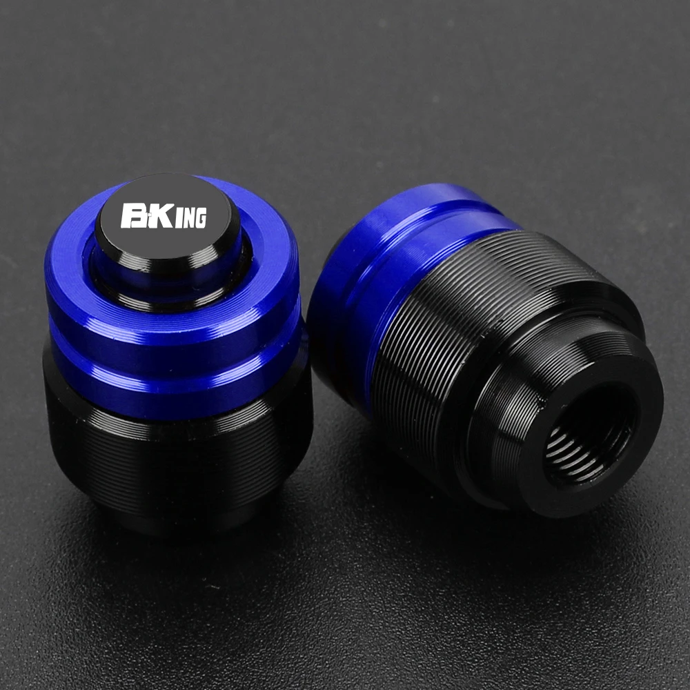 For suzuki BKING B-KING 2012 2011 2010 2009 2008 CNC Motorcycle Rearview Mirror Plug Hole Screw Cap & Tire Valve Stem Caps Cover