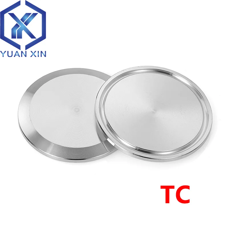 tir clamp blind plate food grade sanitary plug blind cover plug cover TC25.4mm-119mm/SS304/316L