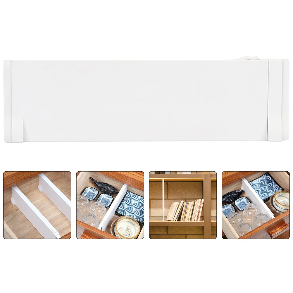1 قطعة لوح مقسم قابل للسحب قسم بلاستيكي قابل للتعديل للمنزل المنظم أشتات تخزين Abs فواصل أدراج المنزلية