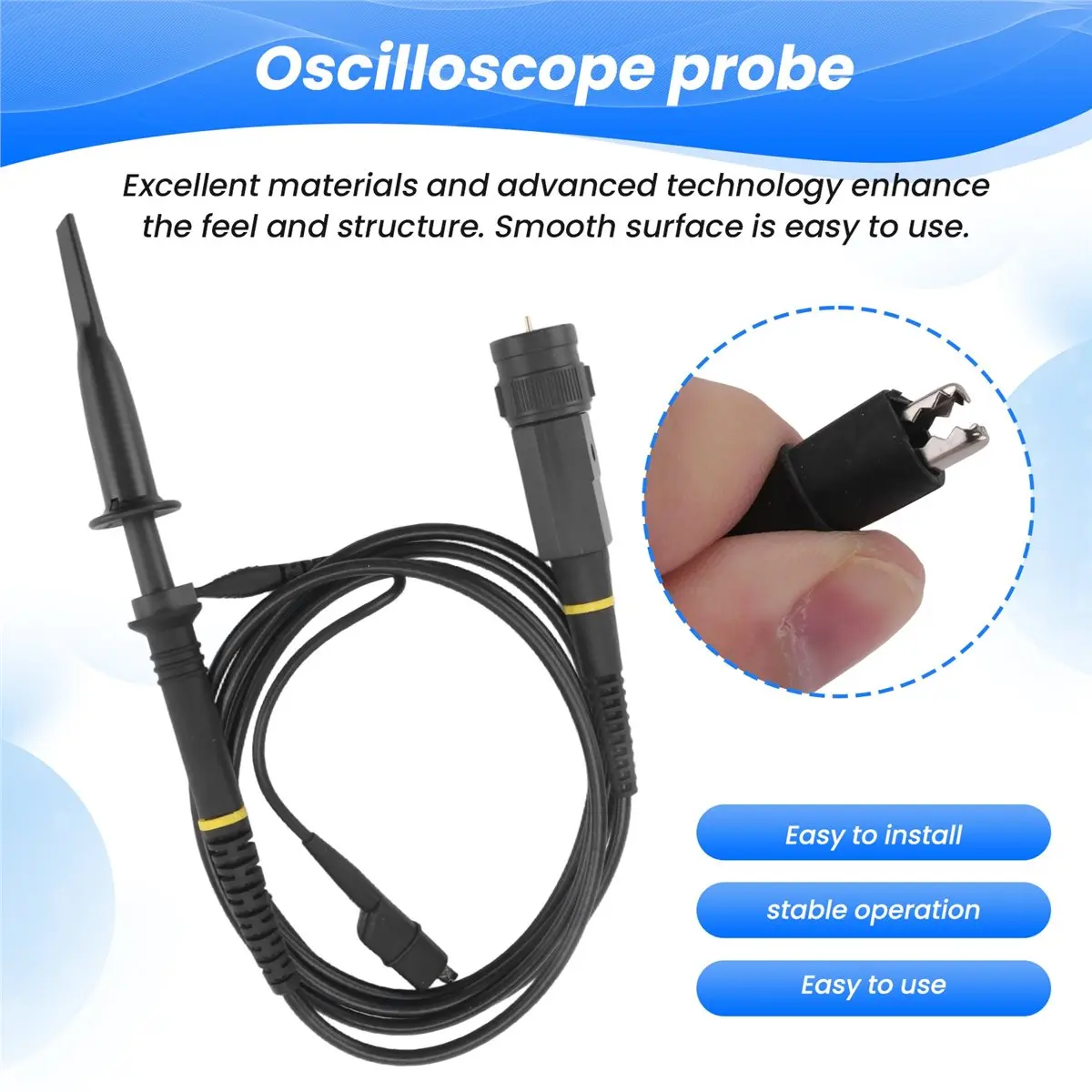 828328 P6500B 500MHz Oscilloscope Probe 10X 300V High Test Probe 120cm for Tektronix Oscilloscope