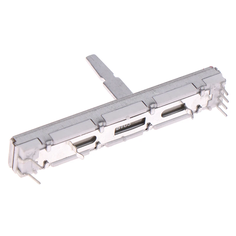 (HB05)1Pc For 60mm DJM 350 400 600 700 800 Push Fader Straight Slide Potentiometer DJ Mixer Stereo Fader Sliding Potentiometer