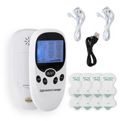 Massager Machine for Full Body, Tens Unit EMS Muscle Stimulator, Electronic Pulse Electrode Massage Pads Health Therapy Device