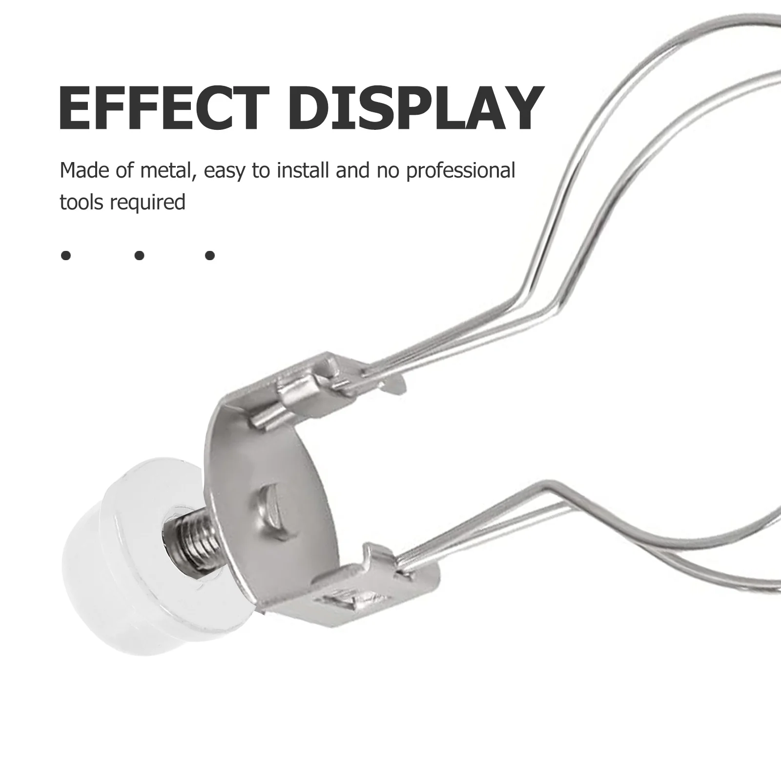 

8Pcs Lamp Bulb Clip Adapter Head Sturdy Metal Lampshade Connector for Home Light Fixtures Easy Install Shade Converter Cap