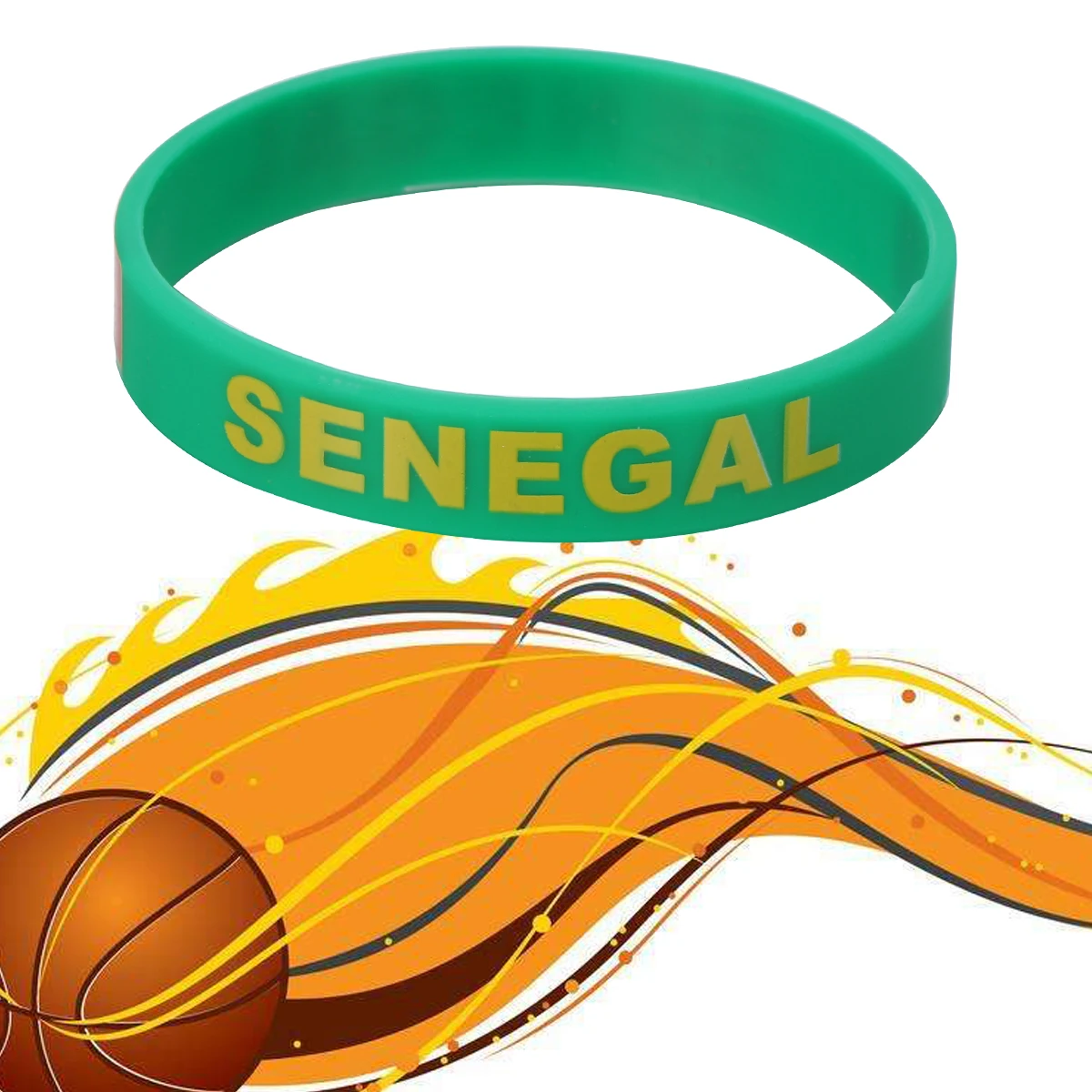 

6 Pcs Women Silicone Bracelet Country Flag Wristband Football Wristbands Sports Sweatbands Child