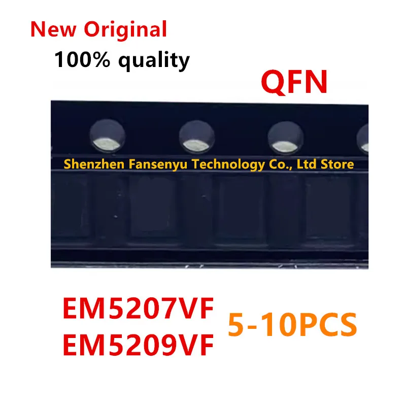 

(5-10piece) 100% New EM5207 EM5209 EM5207VF EM5209VF QFN-14