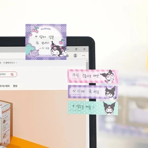 kawaii 귀여운 산리오 편의 편의 책 내 멜로디 쿠로미 헬로 키티 노트 북 페이스트 메모장 문구 학생 생일 선물 10 최고의 판매 Sanrio Gifts -№6