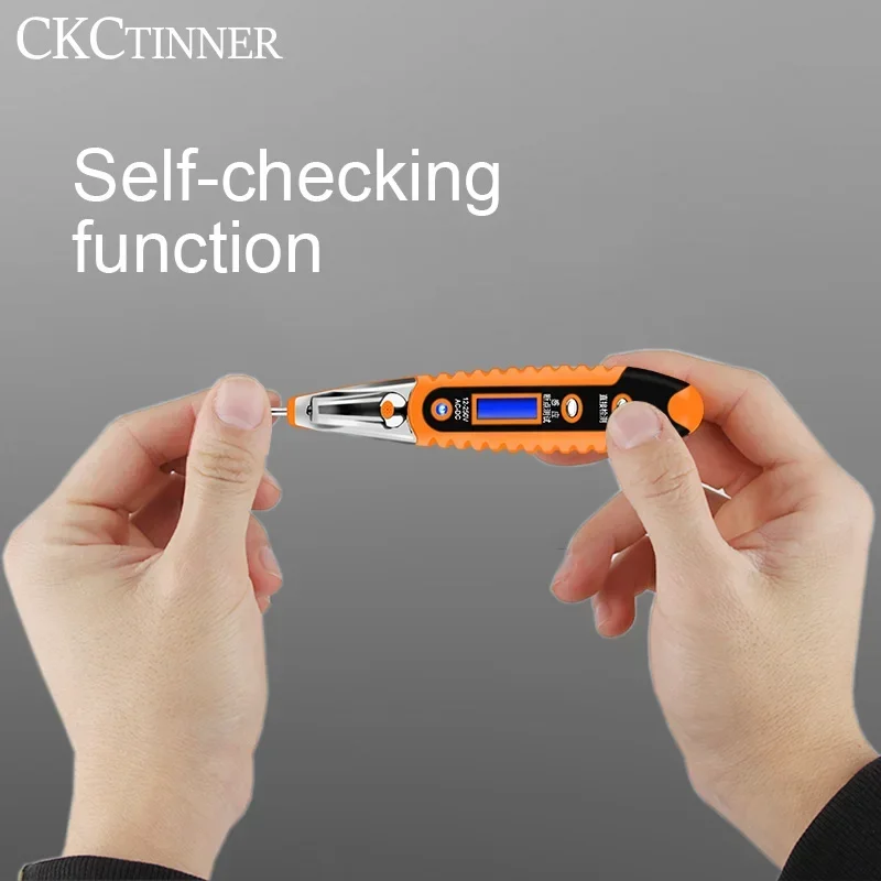MultiDigital  Test Pencil AC DC 12-250V Tester Electrical Screwdriver LCD Display Voltage Detector Test Pen Electrician Tools