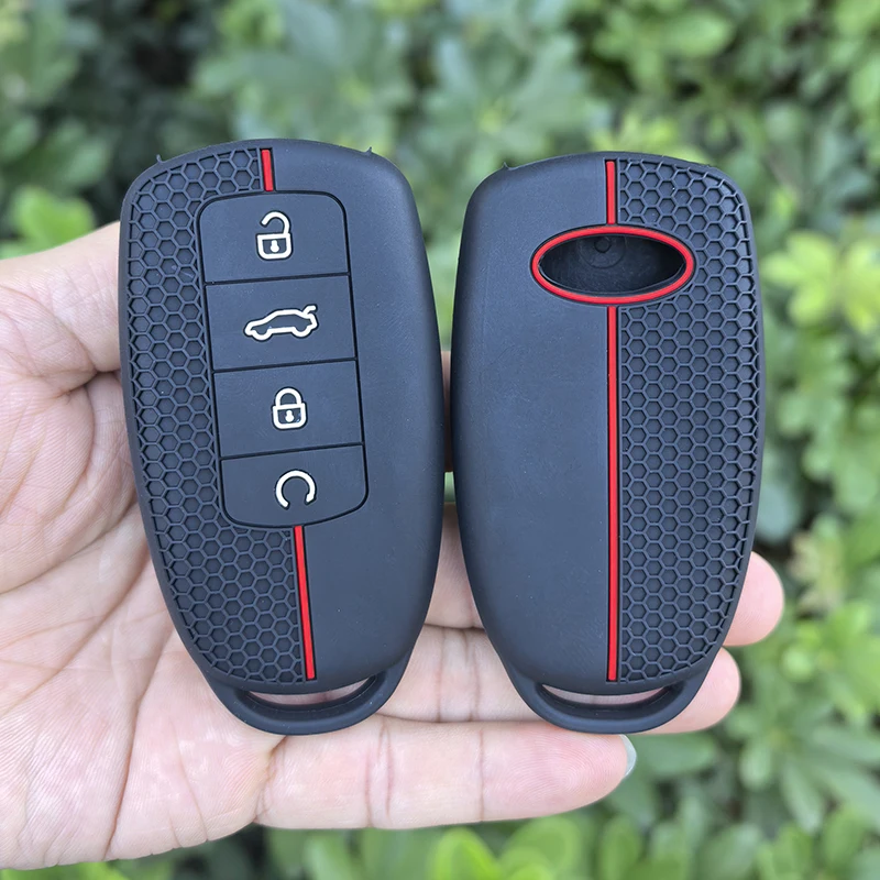 Car Key Case Cover Holder Shell for Chery Jaecoo J7 J8 7 Phev 2025 2024 2023 Protection Key Bag Set Keychain Car Accessories