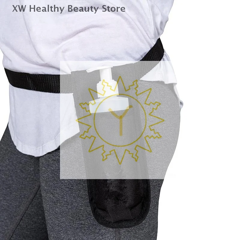 1 قطعة زجاجة تدليك واحدة/مزدوجة الحافظة مشبك بلاستيكي زيت التدليك الخصر الحافظة المحمولة للعطور للمعالجين البدنيين #1