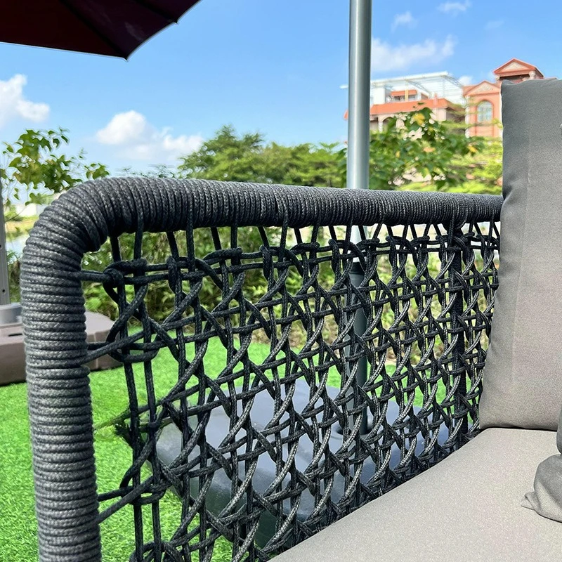 Customizable Nordic Outdoor Table and Chair Terrace Outdoor Patio Balcony Rope Chair