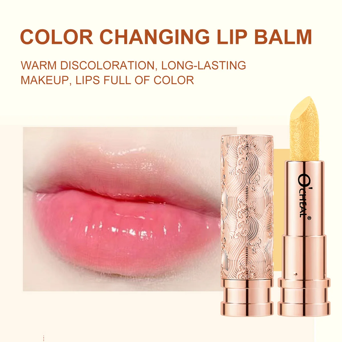 OCHEAL 1 Cái Độ Ẩm Dưỡng Môi Dưỡng Ẩm Lâu Dài Thay Đổi Nhiệt Độ Son Môi Chống Lão Hóa Sửa Chữa Môi Mặt Nạ