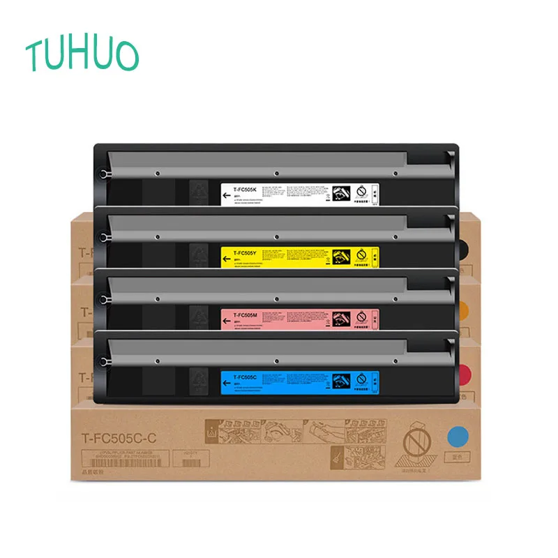 4PCS/1 Set T-FC505 Toner Cartridge For Toshiba E-Studio 5005AC 4505 3005 2505 2500 2000 Compatibility Copier Japan Toner tfc505