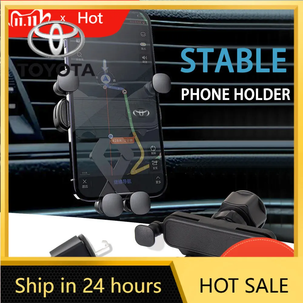 

Новые автомобильные наклейки 360 для Toyota 2026 ° Поворотный гравитационный держатель для телефона на воздуховод автомобиля с поддержкой GPS для Toyota Harrier Cross Ch