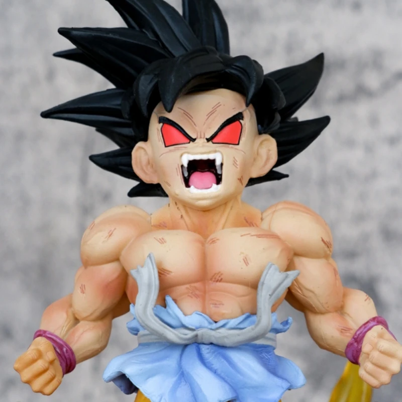 18cm In Stock Anime Dragon Ball Z Ssj4 Goku Figure Goku Transform Ozaru Action Figures Pvc Gk Statue Collection Model Toys Gifts