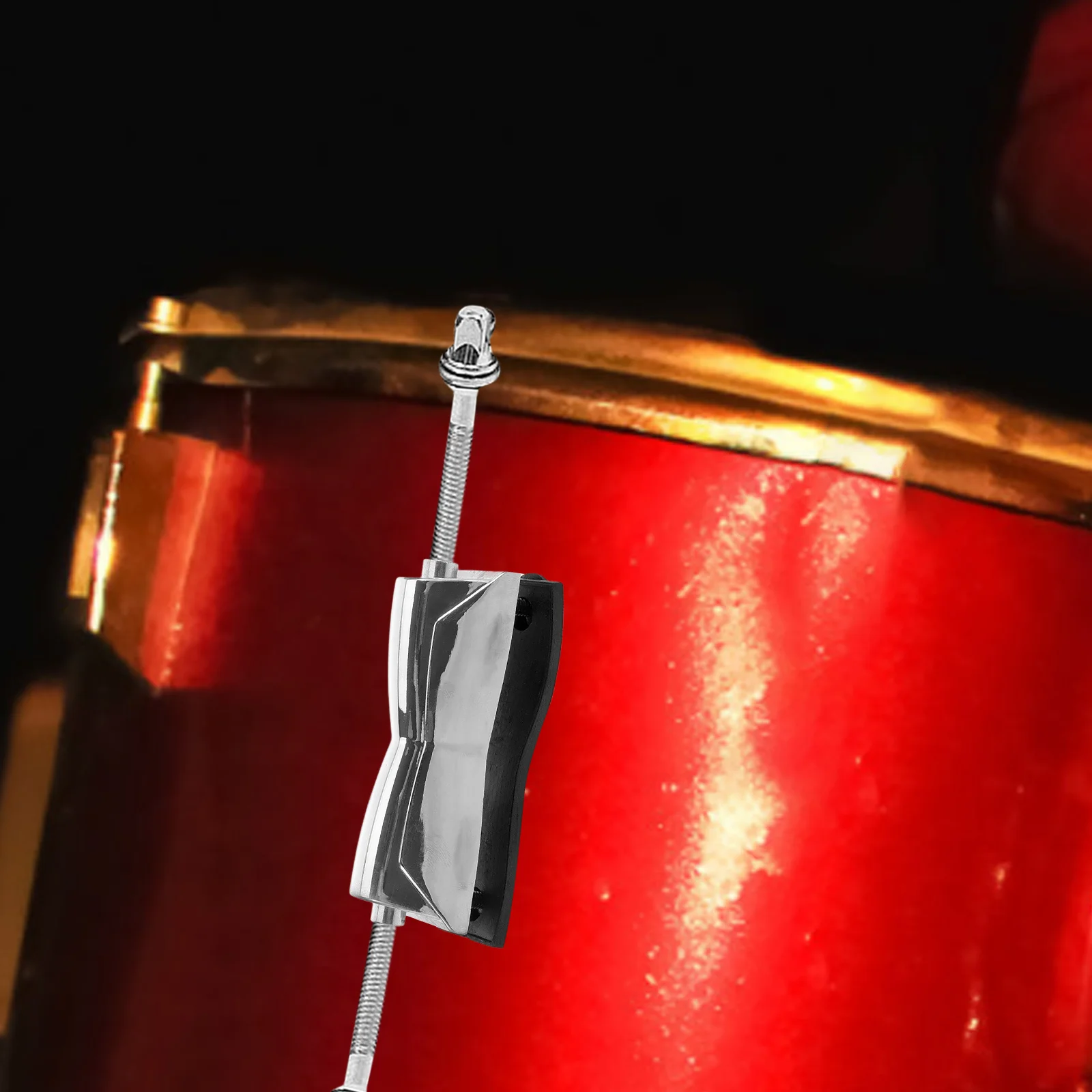 

Aluminum Alloy Drum Lug Accessories Double End Mount Replacement Snare Drum Parts Tuning Percussion Silver Small Portable