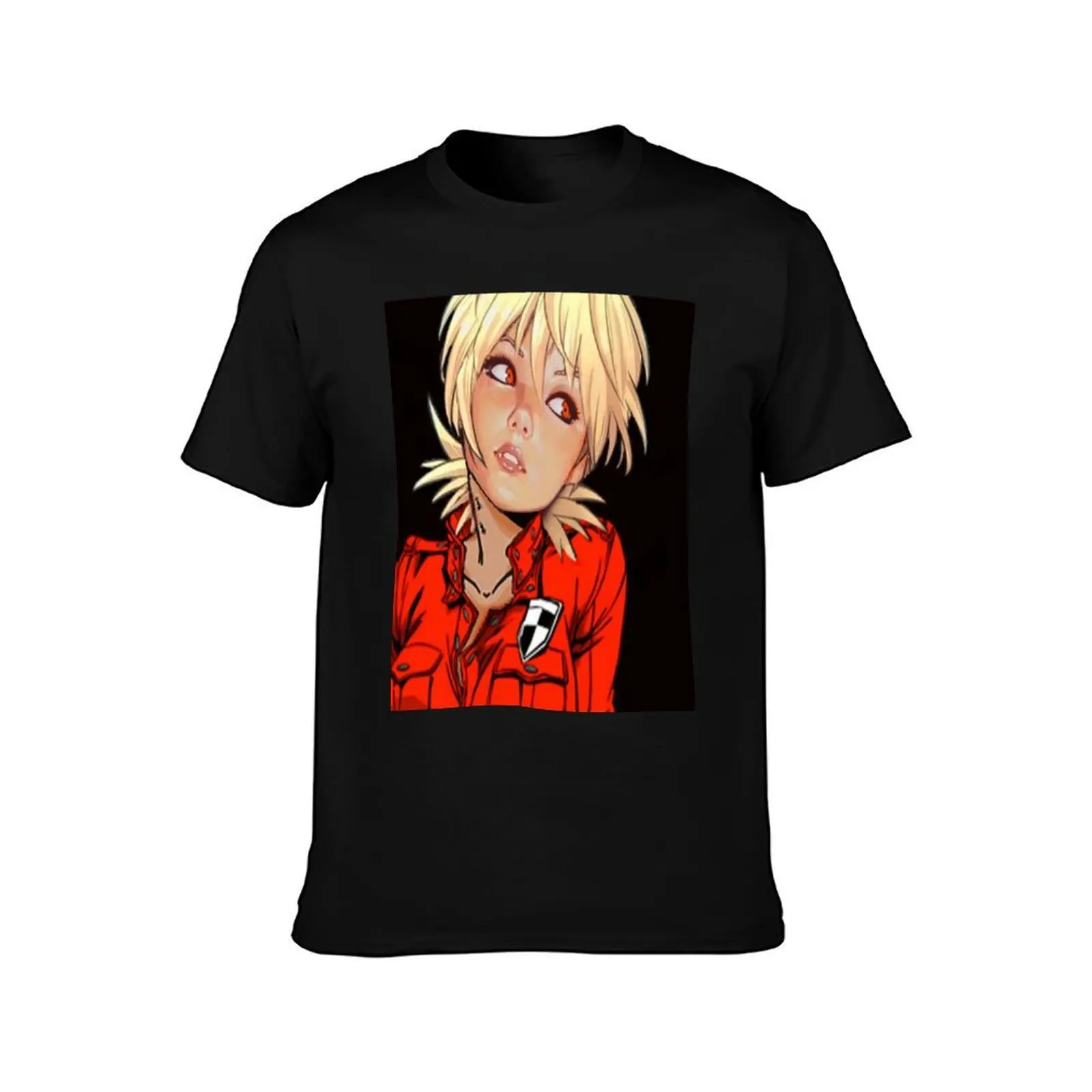 Hellsing - Seras Victoria - Blood Thirst T-Shirt Standard Fit Solid Tee Shirt T-Shirt