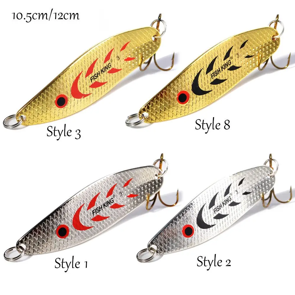 ทนทานเลื่อม Paillette เหยื่อโลหะช้อนตกปลาเหยื่อประดิษฐ์ Spinner Fishing Lure