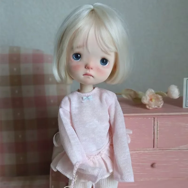 

Новая кукла BJD 1/6, маленькая, милая, высококачественная, из смолы, подарок на день рождения, шарнирная кукла для малышей.