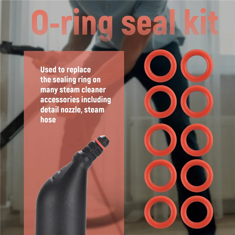 

A61I O-Ring Rubber Ring 10 Packs Suitable For Karcher SC2 SC3 SC4 SC5 CT10 Steam Cleaner
