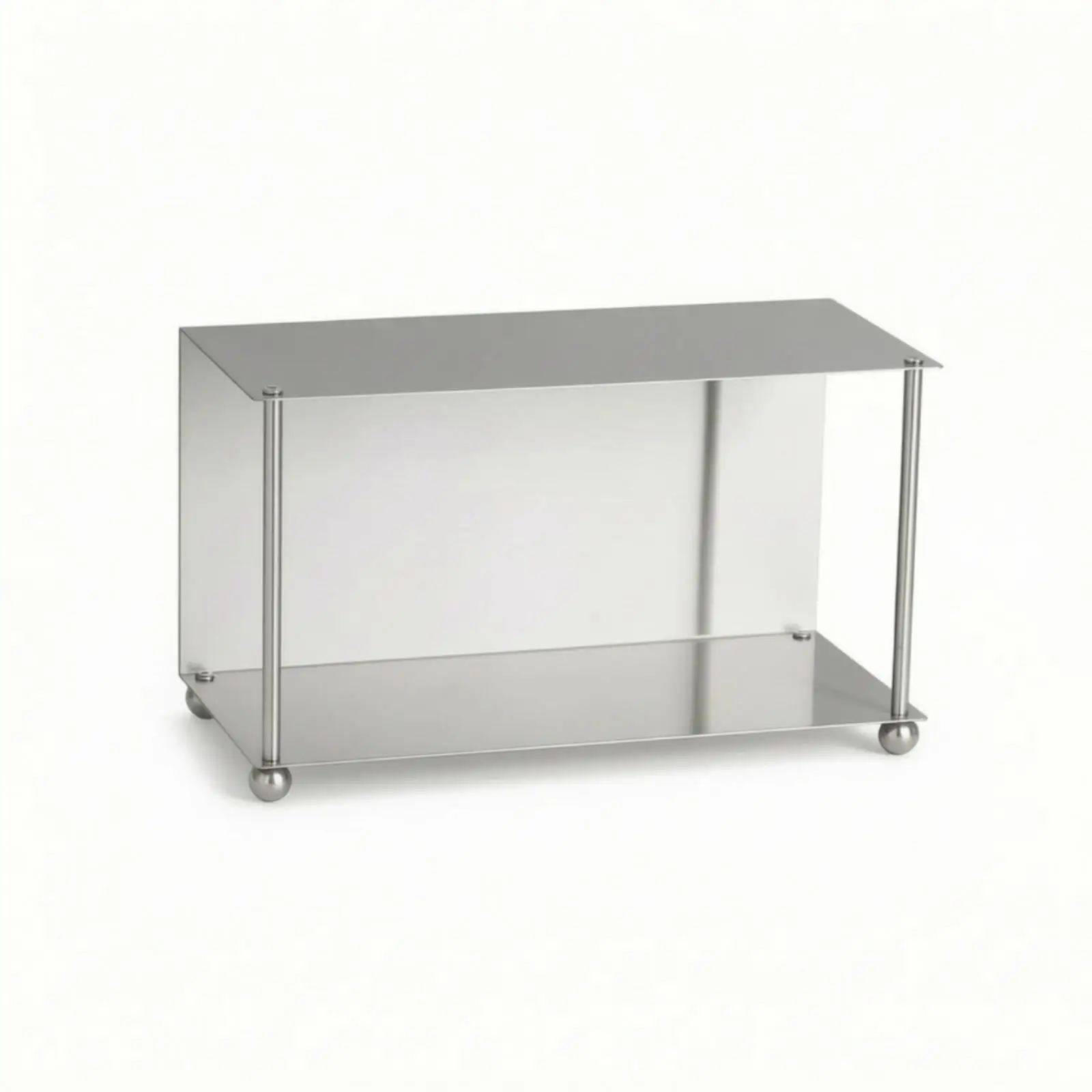 Stainless Steel Shelf Organizer Rack for Desk Kitchen Countertop Two Tier Coffee Cup Holder Storage