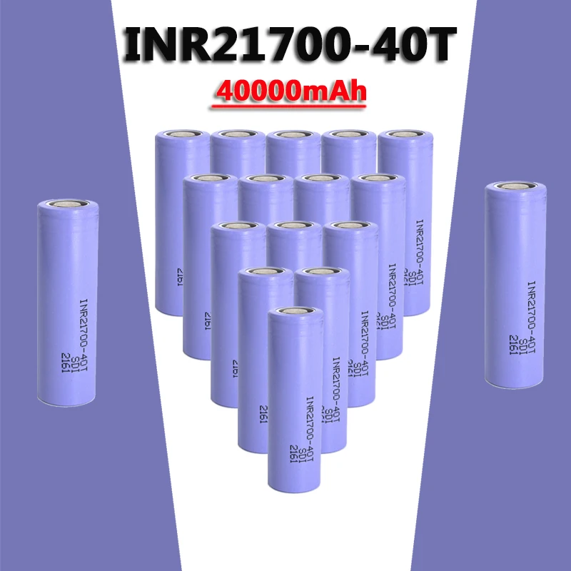 

Литиевая аккумуляторная батарея 3,7 в, 21700, 4800 мА/ч, 40 А, литий-ионная батарея с высоким потоком энергии