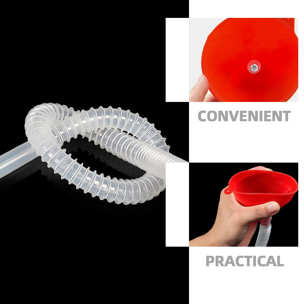 

2Pcs Oil Funnel Funnel Plastic Flexible Durable Wide Opening for Car Motorcycle Fueling Oil Change Tools