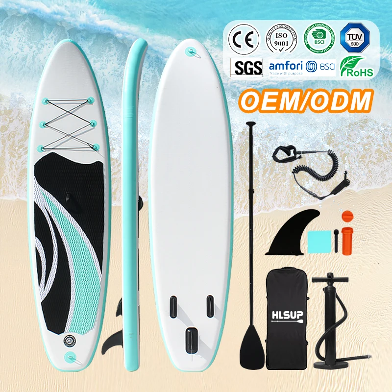 

SUP 2023 New Design Custom Foldable Inflatable Sup Stand Up Paddle Board Surfing ISUP Air Board For Kayaking Fishing Board Sup