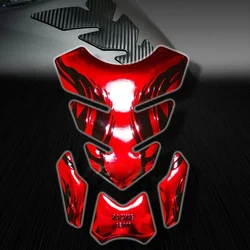 Evrensel 3D motosiklet gaz yakıt tankı Pad Sticker çıkartmaları kılçık yağı gaz koruyucu kapak dekorasyon Honda Yamaha Kawasaki için