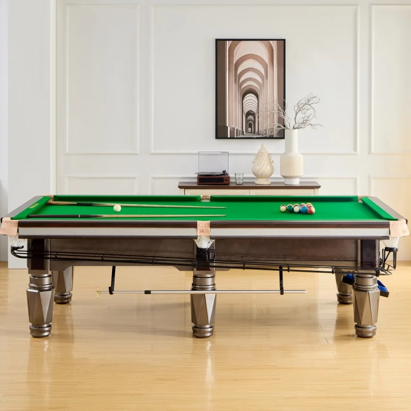 

Professional High-End Burmese Oak Snooker Billiard Table For Tournament Heavy Duty With Excellent For Clubs