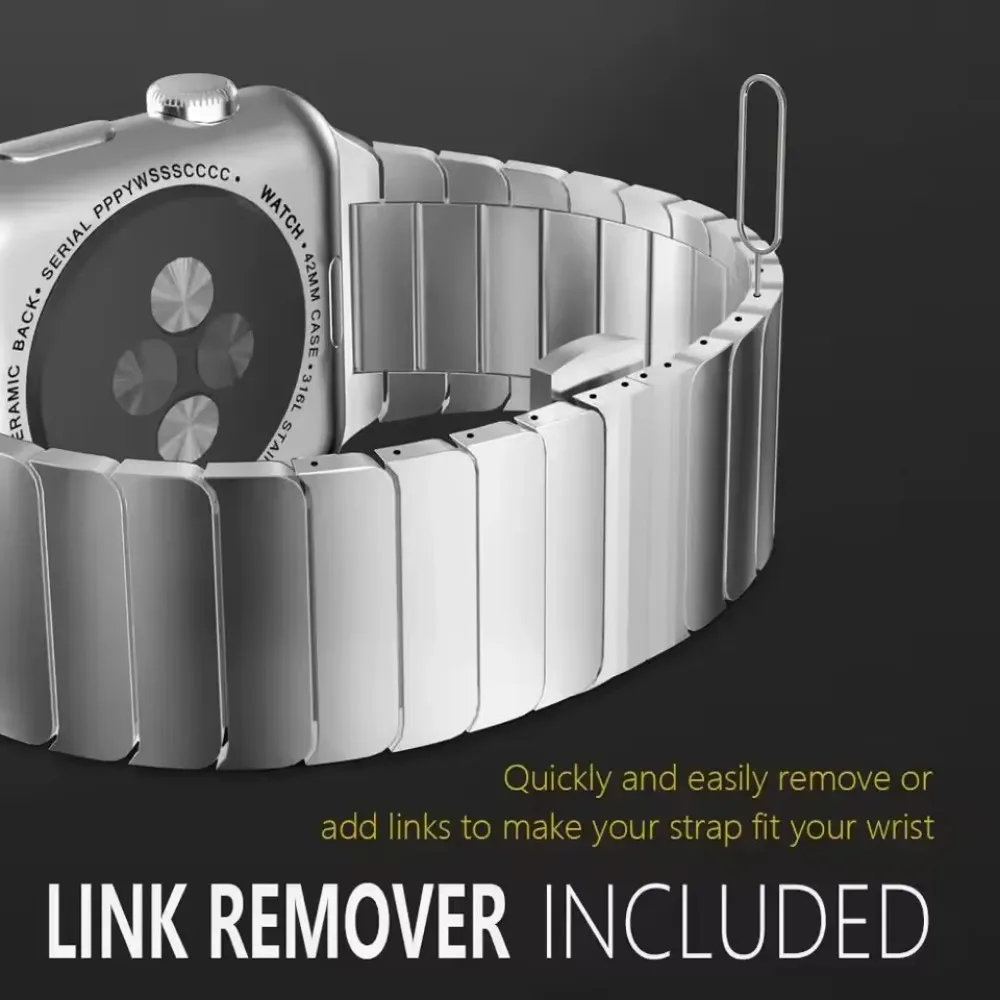 Pulseira de metal para apple watch ultra 2 49mm 10 42mm 46mm 9 8 7 45mm 41mm pulseira de liga de titânio para iwatch 6 5 4 se acessórios