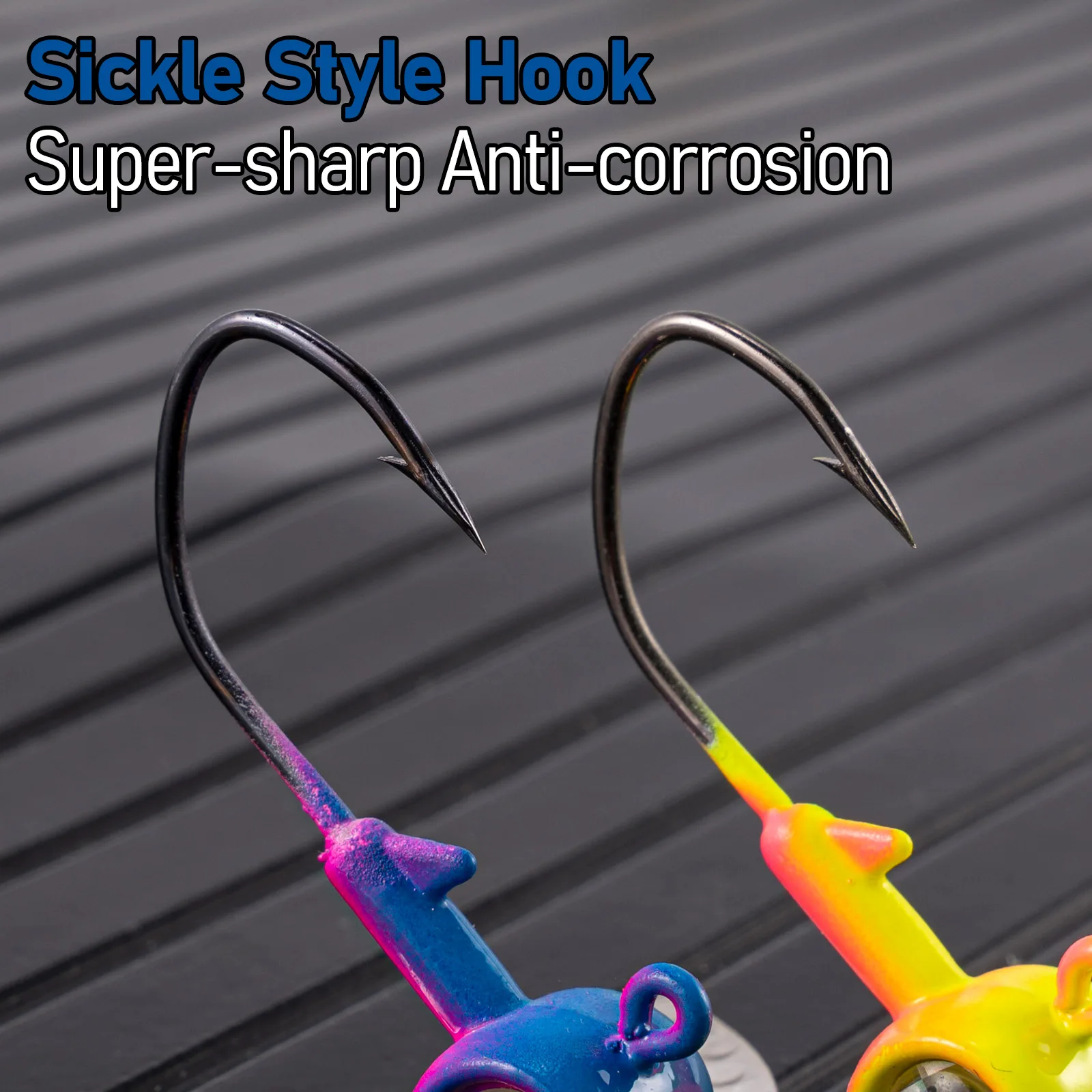 Underspin Jig Head con Spinner Blade para Crappie y Bass - imagen 3