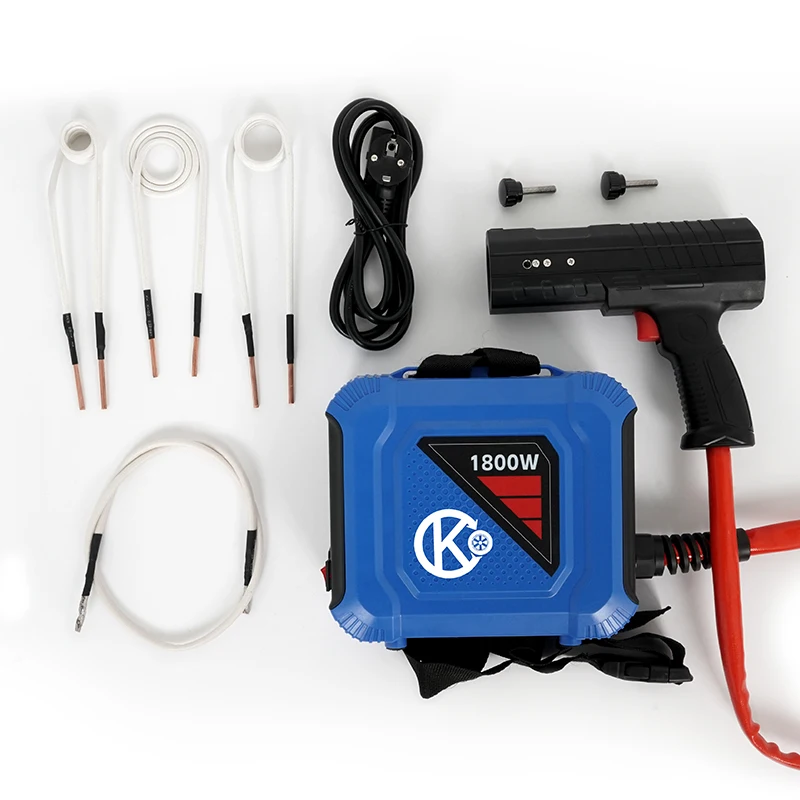 Portable 1800W Induction Heater for Car Repair 110V/220V Split Type Flameless Bolt Remover Tools Disassembly Tool